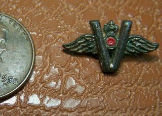 Ww Ii V - Victory Winged Pin Air Force.  Canada ?