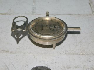 VINTAGE WATCHMAKER ' S MICROMETER CALIPER BY A.  KUHLMANN DIAL INDICATOR LINED CASE 3