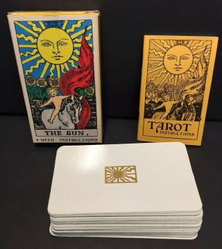 Vintage 1968 Albano Waite Deluxe Edition Rider Tarot Productions Cards Deck