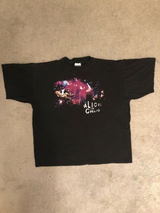 1996 ALICE IN CHAINS UNPLUGGED MTV Promo Concert Tshirt Vintage 2