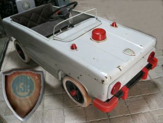 Pedal Car Lvz Metal Vintage Toy Soviet Russian Ussr Real Rare
