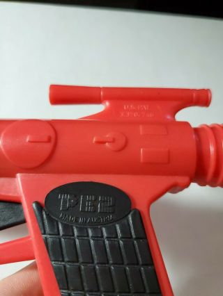 Vintage Pez Red Space Gun Made In Austria - Still - Rare 4