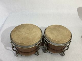 Vintage 1970’s Valje Bongo’s by Tom Flores Los Angeles California Drums Congo’s 3