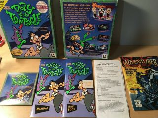 Day of the Tentacle IBM PC DOS Lucasarts CD ROM vintage game - Maniac Mansion 8