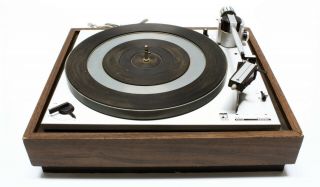 Vintage Perpetuum Ebner 2040 Turntable Record Player W Pickering Cartridge