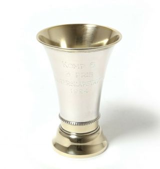 Silver Beaker (cup),  3 Prize.  Sweden,  Stockholm,  K.  Anderson,  1924.