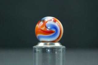 Cool Vintage Antique Peltier Nlr Liberty Marble - Yin & Yang