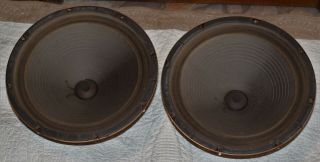 Wilder Engineering Products Vintage 12 " Guitar Tube Amp Speakers Pair 8 Ohms Usa