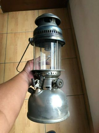 Vintage Petromax Rapid 829/500cp Kerosene Lantern W/glass Germany Made
