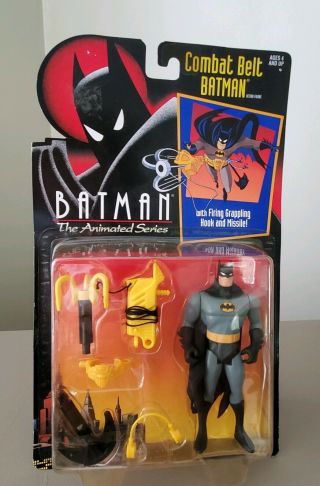 VINTAGE COMBAT BELT BATMAN THE ANIMATED SERIES FIGURE KENNER TOYS COLLECTIBLE 2