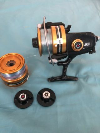 Penn 650SS Vintage Spinning Fishing Reel With Extra Spool And Part Made In USA 2