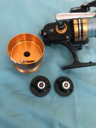 Penn 650SS Vintage Spinning Fishing Reel With Extra Spool And Part Made In USA 7