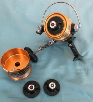 Penn 650SS Vintage Spinning Fishing Reel With Extra Spool And Part Made In USA 8