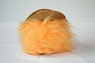 Vintage 1967 I ' m A Furple Plush Monster Stuffed Spectacular Toy Orange Hairy Hat 4