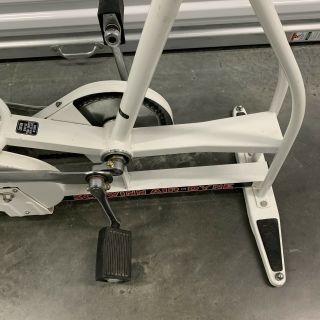 Vintage Schwinn Airdyne Upright Exercise Bike White - 3