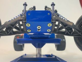 Vintage Team Associated RC10T Factory Blue Anodized Chassis B Stamp 2