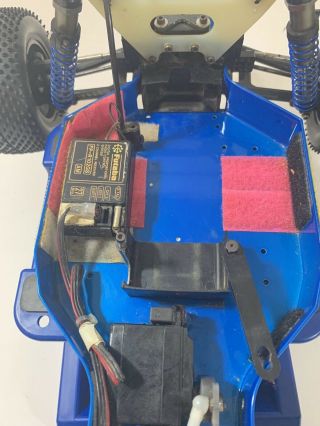 Vintage Team Associated RC10T Factory Blue Anodized Chassis B Stamp 5