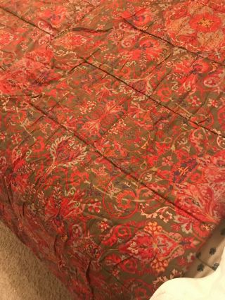 Model Home Vintage Rare Ralph Lauren Galahad Queen Comforter EuC Gorgeous 10