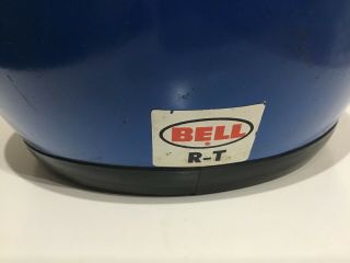 Vintage BELL RT Toptex Racing MOTORCYCLE HELMET sz 7 3/8 5