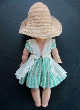 VINTAGE VOGUE GINNY DOLL TINY MISS SERIES LUCY PAINTED LASHES TAGGED DRESS STRUN 2