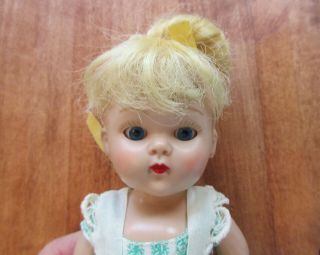 VINTAGE VOGUE GINNY DOLL TINY MISS SERIES LUCY PAINTED LASHES TAGGED DRESS STRUN 4