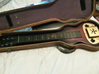 Vintage Rare Gibson Lap - Steel Guitar And Case Classic