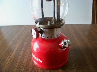 Vintage 200A Coleman Camping Lantern Red - Dated 9 - 64 3