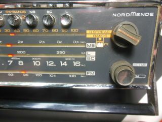 Vintage Nordmende Globetraveler Portable Shortwave FM Radio Germany 6