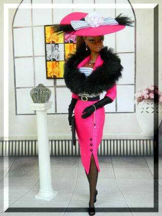 Hot Stuff Ooak Fashion Fits Silkstone/vintage Barbie/fashion Royalty Joby