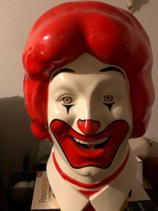 1977 Vintage RONALD McDONALD HELIUM BALLOON TANK COVER HEAD 3