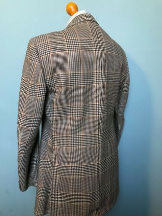 Vintage Turnbull and Asser lightweight checked prince of Wales jacket size 42 3