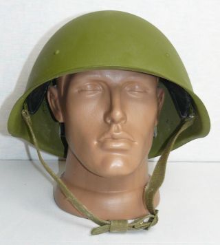 Vtg Soviet Military Russian Army Ssh - 40 Steel Helmet Ussr Size M