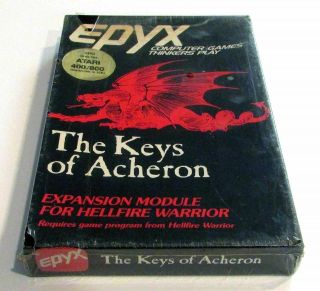 Atari 400/800 The Keys Of Acheron Vintage Epyx Computer Game