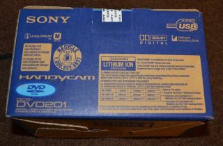 Sony Handycam DCR - DVD201 DVD camcorder digital video recorder vintage 3