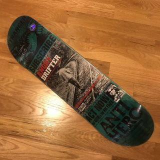 Antihero Julien Stranger Angry Drifter Issues Skateboard Deck 8.  18 Rare Vtg