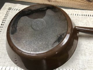 Le Creuset Vintage 3 Cast Iron Brown Pots Pan Quality Kitchenware 7