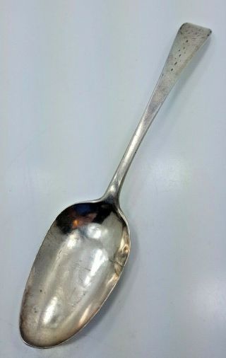 Antique W.  G.  Forbes Coin Silver Serving Spoon C.  1787