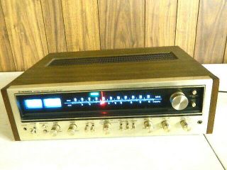 Vintage Pioneer Sx - 737 Stereo Receiver Unit Silverface Powers On
