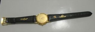 Gucci Watch 3000.  2 M Men’s Watch - Vintage Very Rare.  Gold Face.  with seconds 8