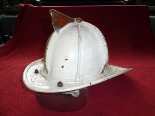 Vintage Cairns&brothers Leather Fire Mans Helmet