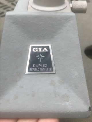 Gia Duplex Refractometer Vintage Gem Stone Identification Tool 3