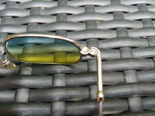 Lunor Sunglasses TITANIUM Frame Blue Yellow Lens PERFECT VINTAGE LUNOR 5