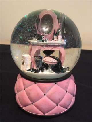 Vintage Victoria’s Secret Pink Musical Snow Globe Beauty Ball
