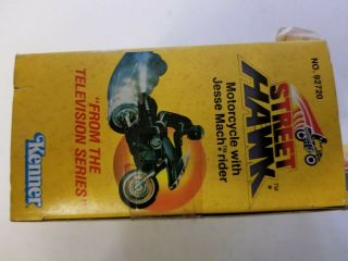 Rare Vintage 1984 Kenner Streethawk Friction Motorcycle MIB Airwolf Knight Rider 5