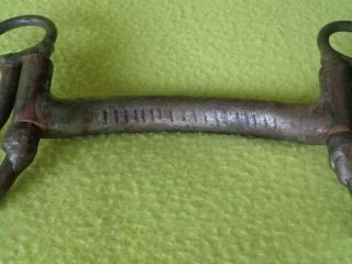 John J D ISRAEL Handmade Vintage Colt BIT Maker Marked Sweet Iron HAD to FIND 6