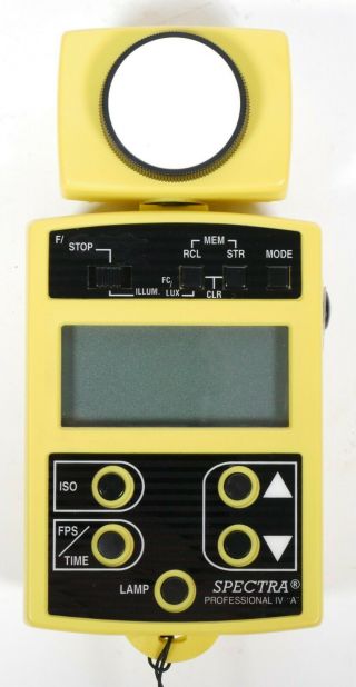 Vintage Spectra Cine Professional IV A Digital Exposure Light Meter Case 2