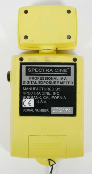 Vintage Spectra Cine Professional IV A Digital Exposure Light Meter Case 5