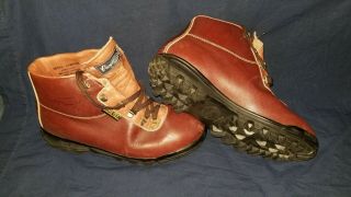 Vtg Vasque Skywalk 7535 Gore - Tex Leather Hiking Boots Men 