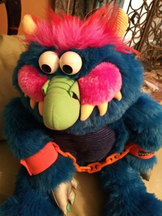 My Pet Monster Talking Plush Figure With Cuffs 2008 Rare