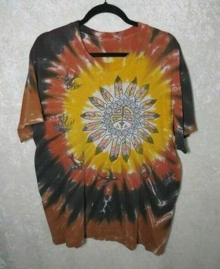 Vintage Grateful Dead Single Stitch Distressed T - Shirt Size Xl